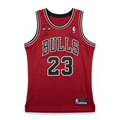 Bulls Basketball Jersey - Red & Black